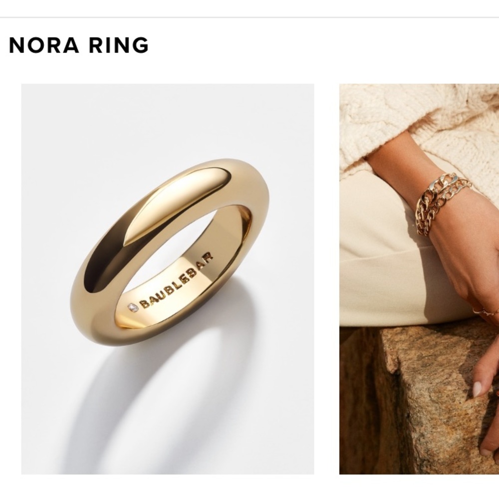 NWT Baublebar Nora Ring size 5